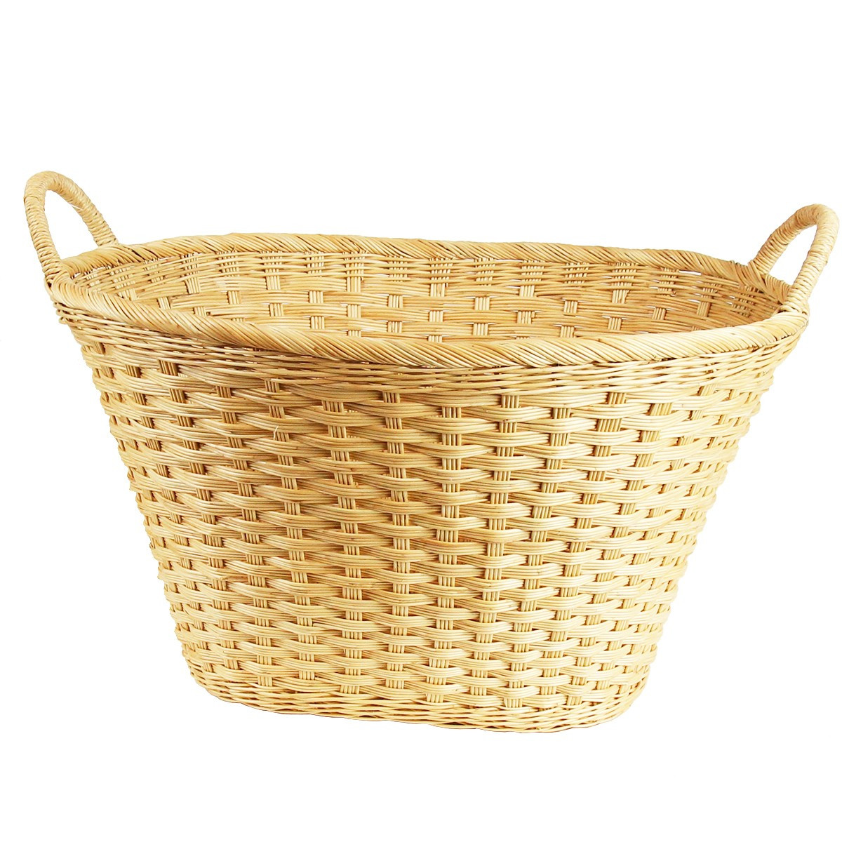 Panier à linge propre en rotin Panier en osier ou rotin