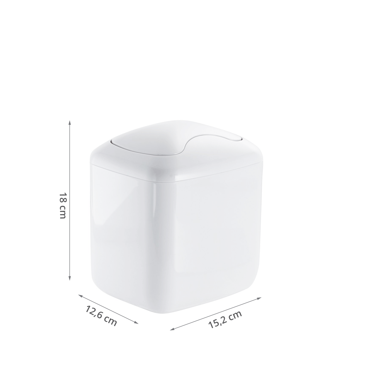 Mini poubelle 2,7 litres salle de bain