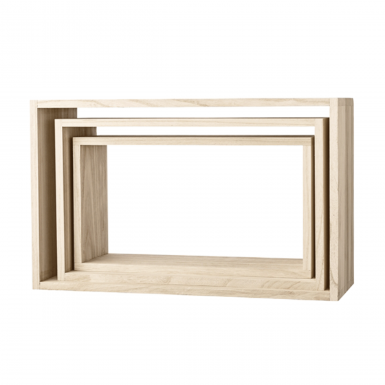 Etagere Murale Bois Naturel : Etag?re murale en bois naturel – Rectangulaire Etagere Murale Bois Naturel : Etag?re murale en bois naturel – Rectangulaire
