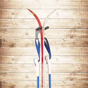 Detail of Support mural pour skis et bâtons