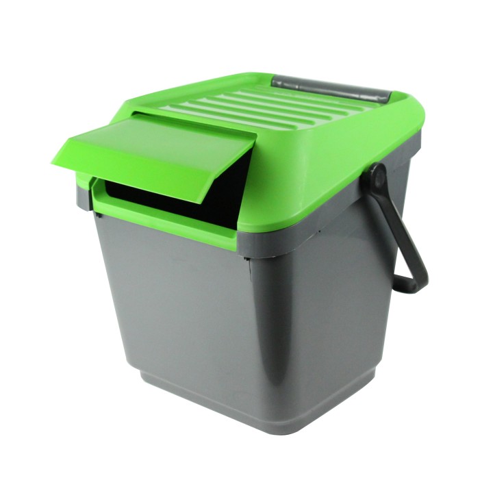 Poubelle de recyclage verte empilable -Tri -Cuisine