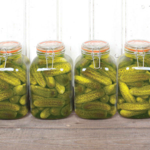 Detail of Bocal en verre hermétique 3 litres