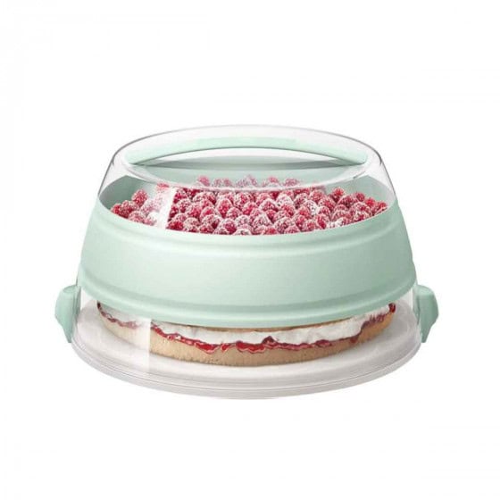 Other Kitchen Dining Items Cloche A Gateau 30 Cm Transport Tarte Poignee Boite Home Garden
