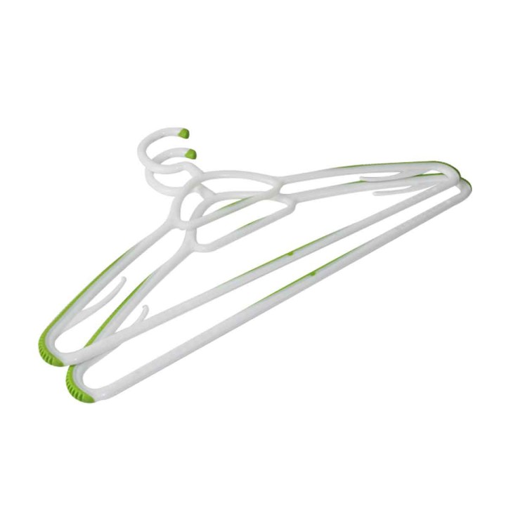 Cintres en plastique antiglisse - Lot de 2