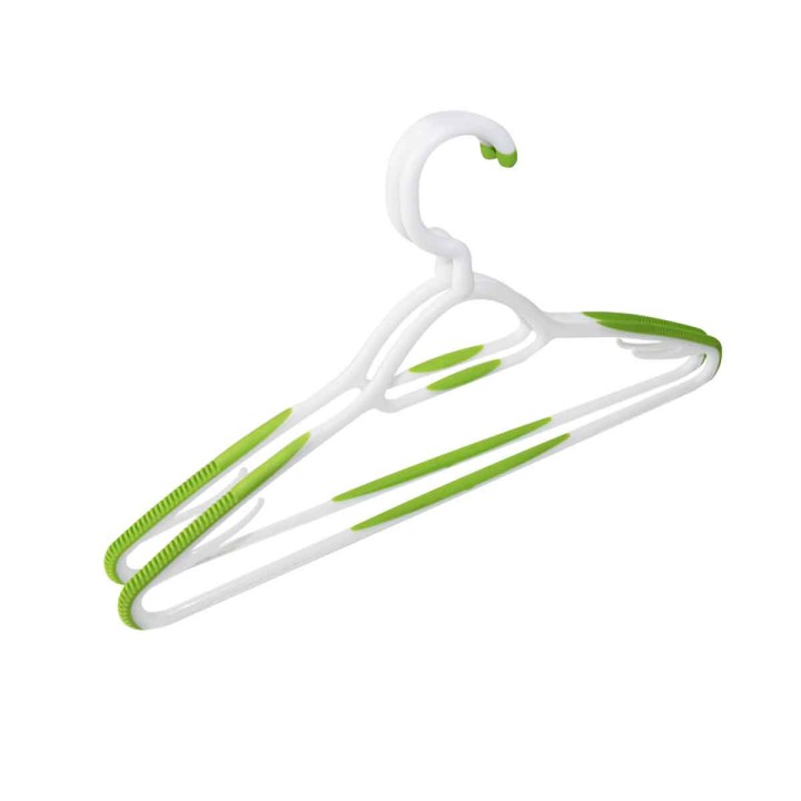 Cintres en plastique antiglisse - Lot de 2