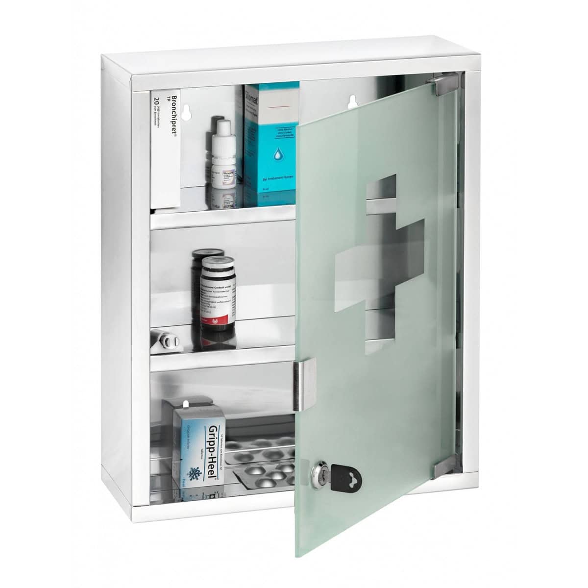 Armoire à pharmacie avec clé 40x30x12