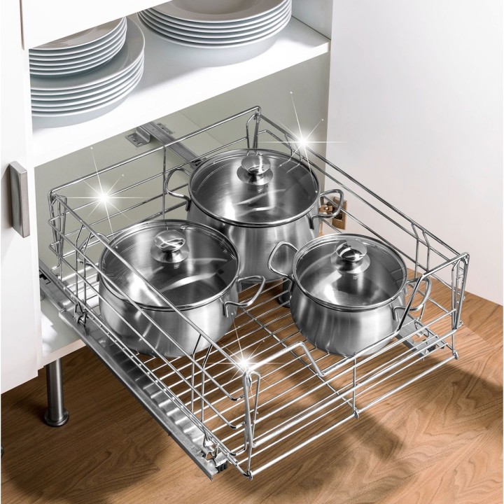 Tiroir coulissant pour placard de cuisine - 15x39x40