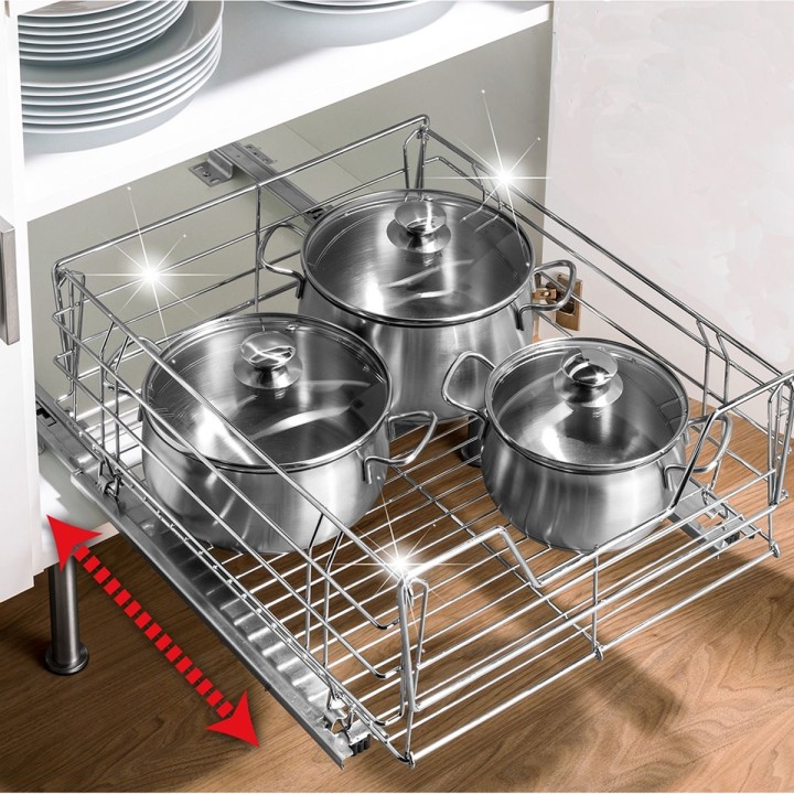 Tiroir coulissant pour placard de cuisine - 15x39x40