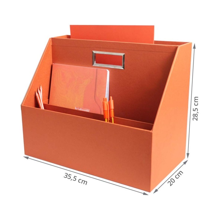Organisateur de bureau pour espace dynamique - Orange
