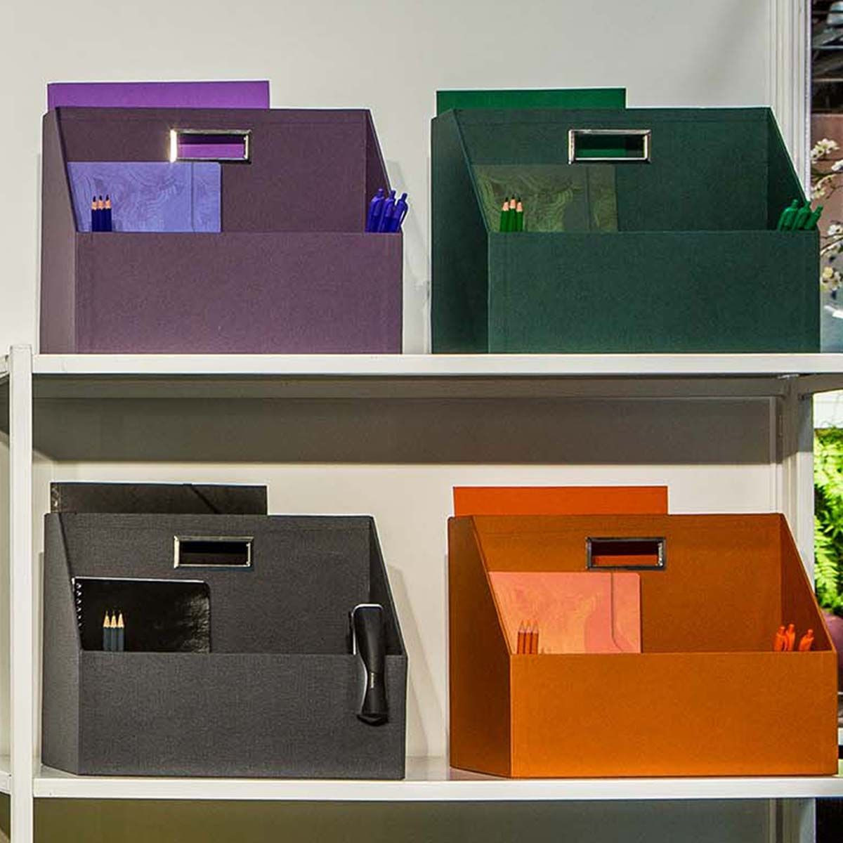 Box de rangement pour bureau flex - Violet