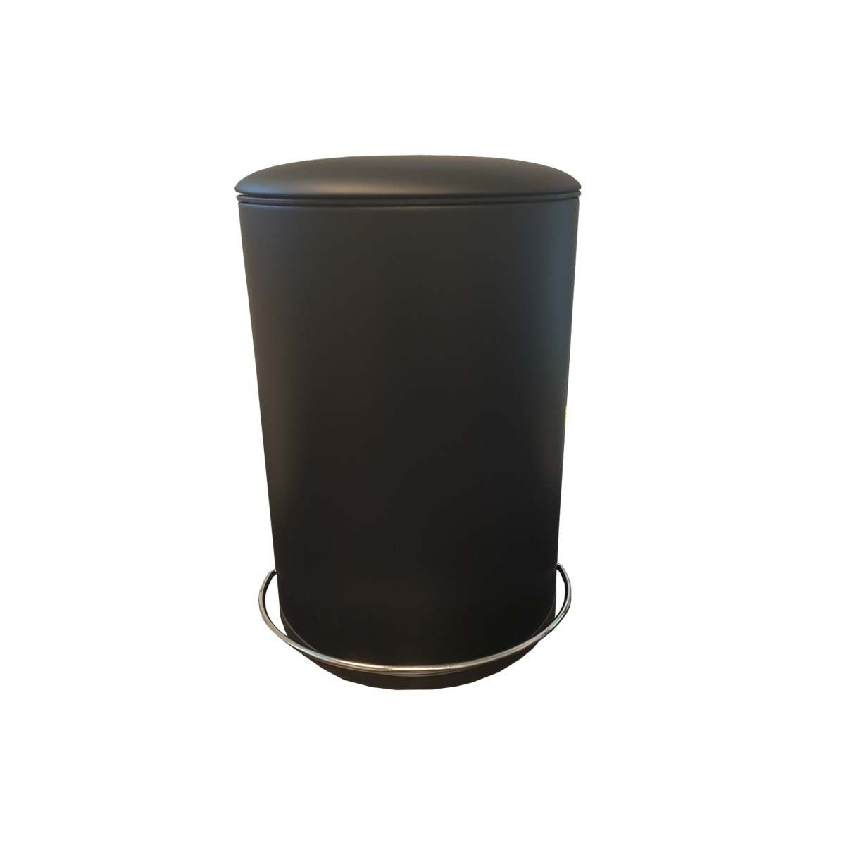 Poubelle de salle de bain noire à pédale Poubelle de salle de bain noire à pédale