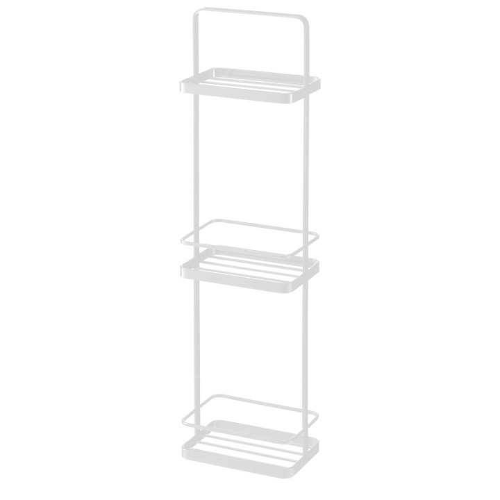 Etagère de salle de bain sur pied- 3 niveaux & étroite