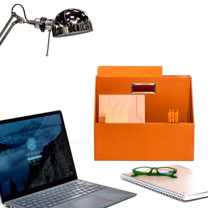 Organisateur de bureau pour espace dynamique - Orange