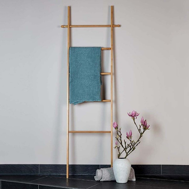 Echelle porte serviettes - Bambou - 180x55 cm