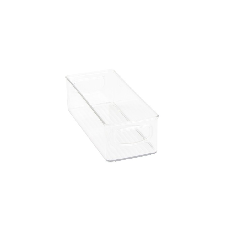 Bac de rangement en plastique transparent