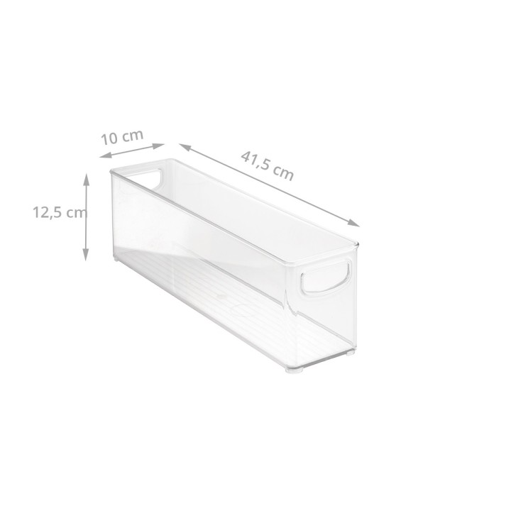 Bac haut et transparent pour placard - Rangement cuisine