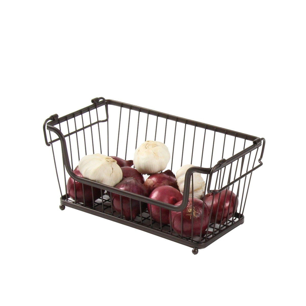 Panier métal empilable - Rangement aliments