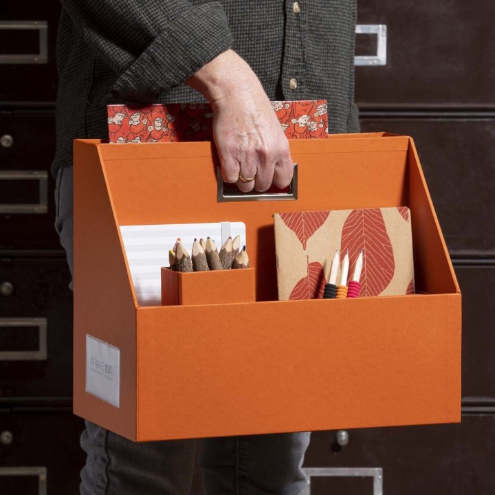 Organisateur de bureau pour espace dynamique - Orange