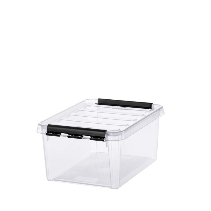 Boîte de rangement plastique transparent - 8 litres