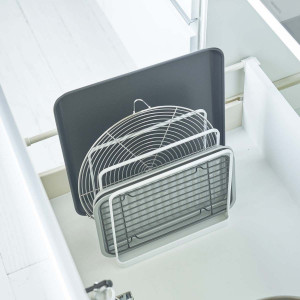 Detail of Rangement pour plateaux et planches de cuisine