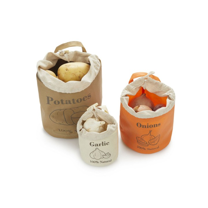 Sacs de conservation pour légumes - Lot de 3