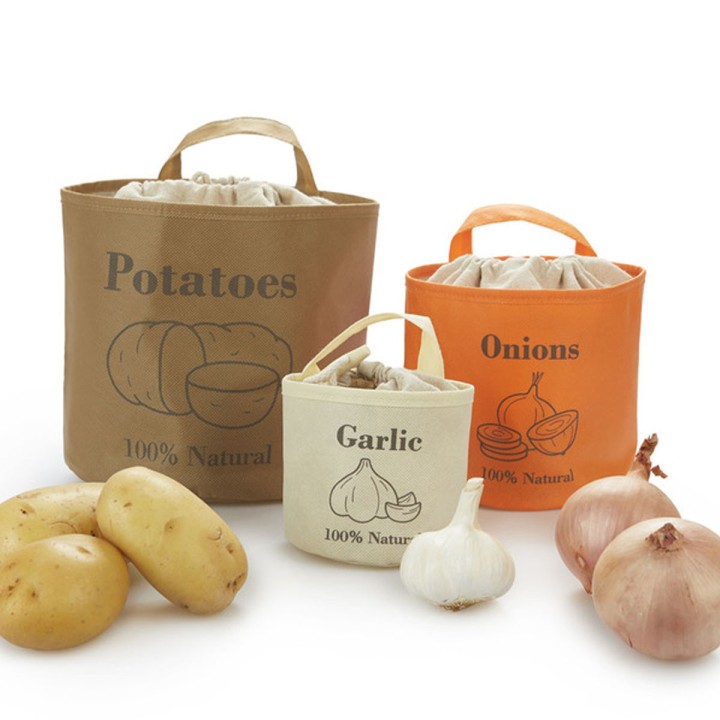 Sacs de conservation pour légumes - Lot de 3