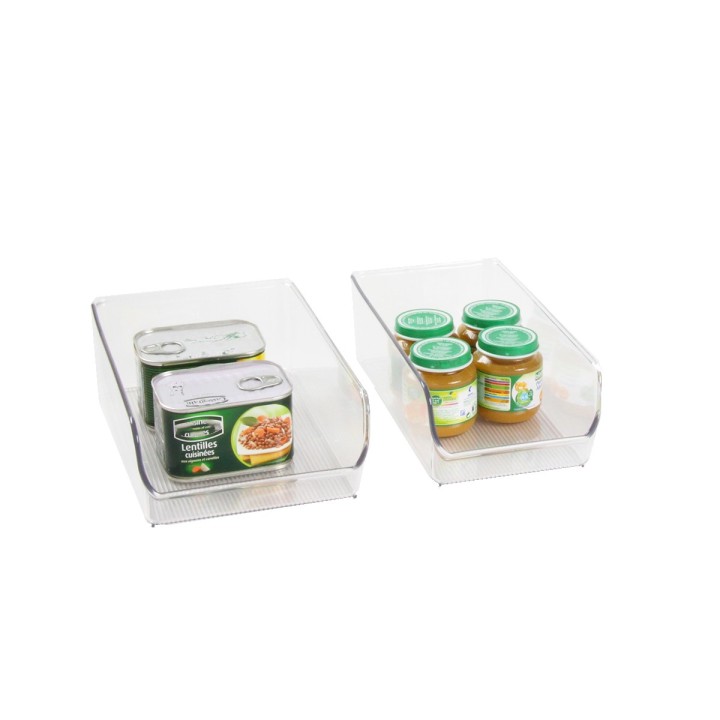 Organisateur transparent placard - Rangement aliments