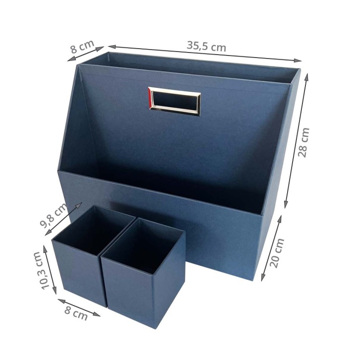 Rangement portable de bureau - Pour ordinateur, mug, accessoires