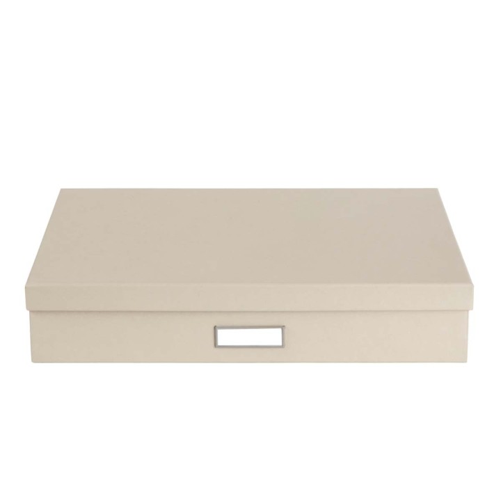 Boîte de rangement A3 - Avec porte-étiquette - 43x31x8,5