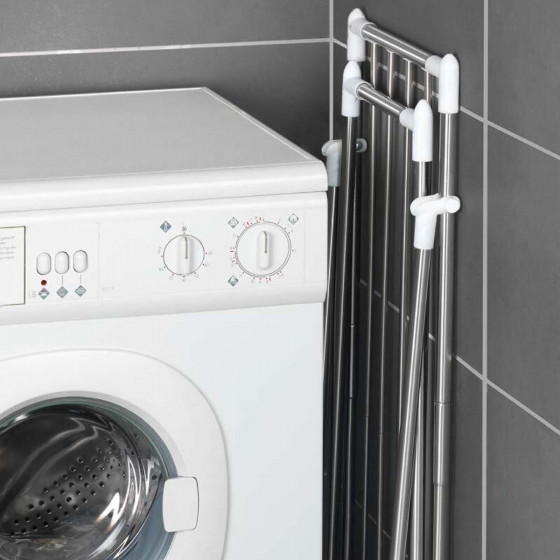 Detail of Etendoir à linge de douche en inox