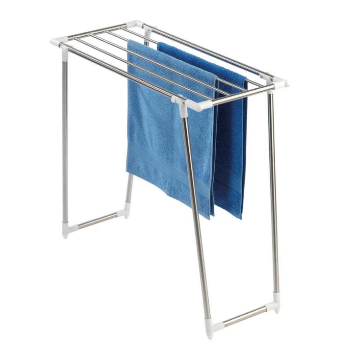 Etendoir à linge de douche en inox - Extensible