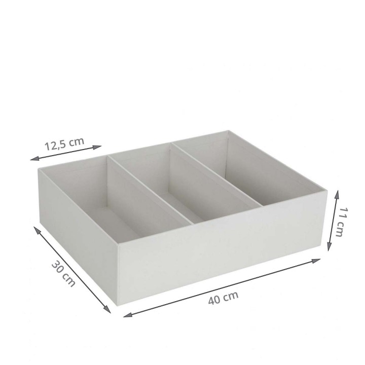 Organisateur de tiroir pour rangement à la verticale - 11x40x30