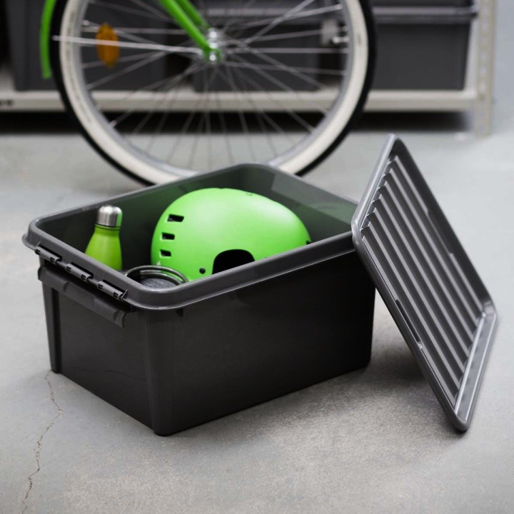 Boîte de rangement en plastique recyclé - 32 litres