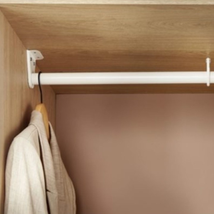 Tringle de penderie extensible - de 97 à 180 cm