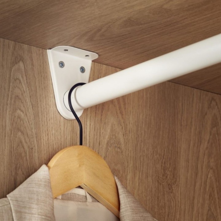Tringle de penderie extensible - de 97 à 180 cm