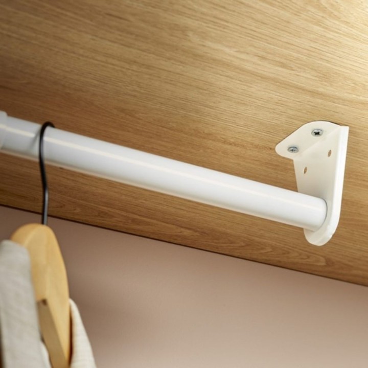 Tringle de penderie extensible - de 97 à 180 cm