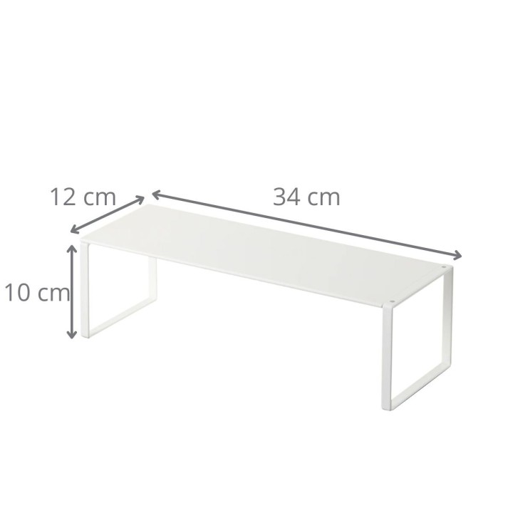Demi-étagère de placard pour chaussures - Extensible -10x34-60x12