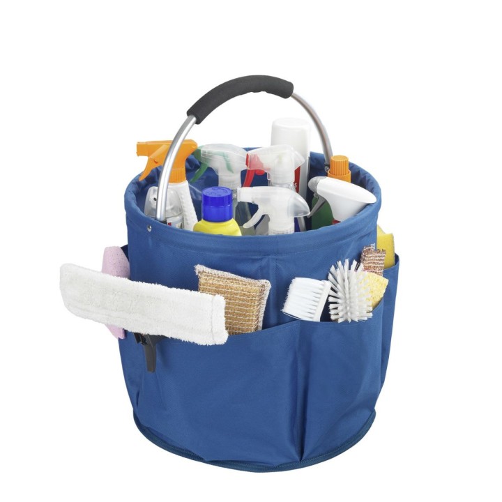Grand panier en tissu pour produits d'entretien - 34 litres