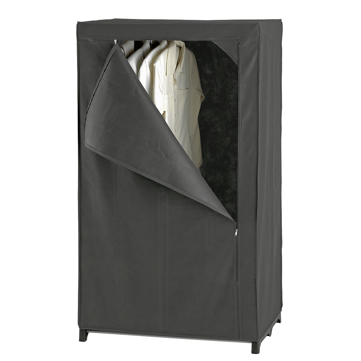 Armoire Penderie En Tissu Gris Dressing Rangement V Tements Armoire Penderie En Tissu Gris Dressing Rangement V Tements