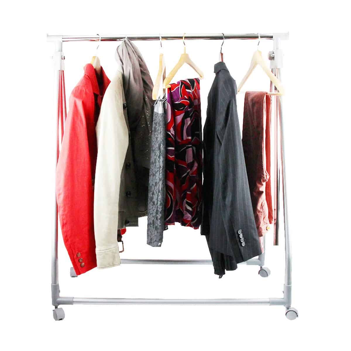 Portant A Vetements Pliable En Acier