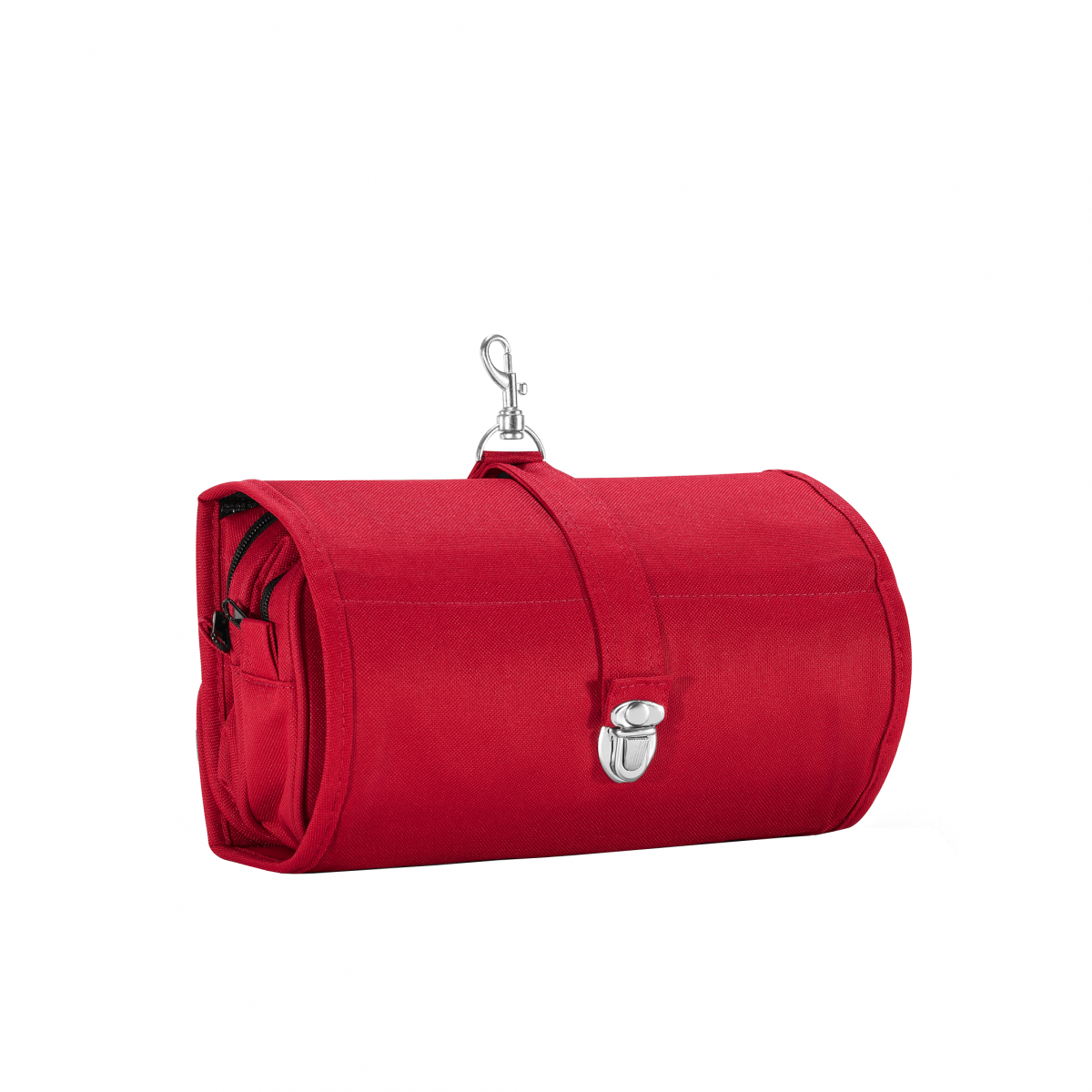 Trousse de toilette rouge à suspendre - Salle de bain