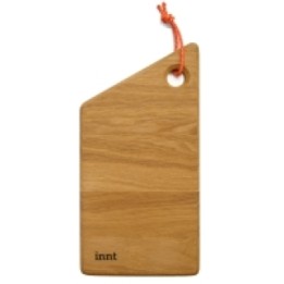 Planche à découper en chutes de bois de chêne reconstituées 33x17x2cm