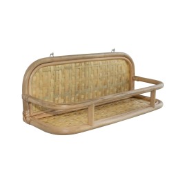 Etagère murale en rotin 40.5 x 15.5 x 15 cm