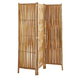 Paravent d'intérieur en bambou naturel