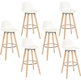 Tabouret de bar avec pieds en bois de hêtre