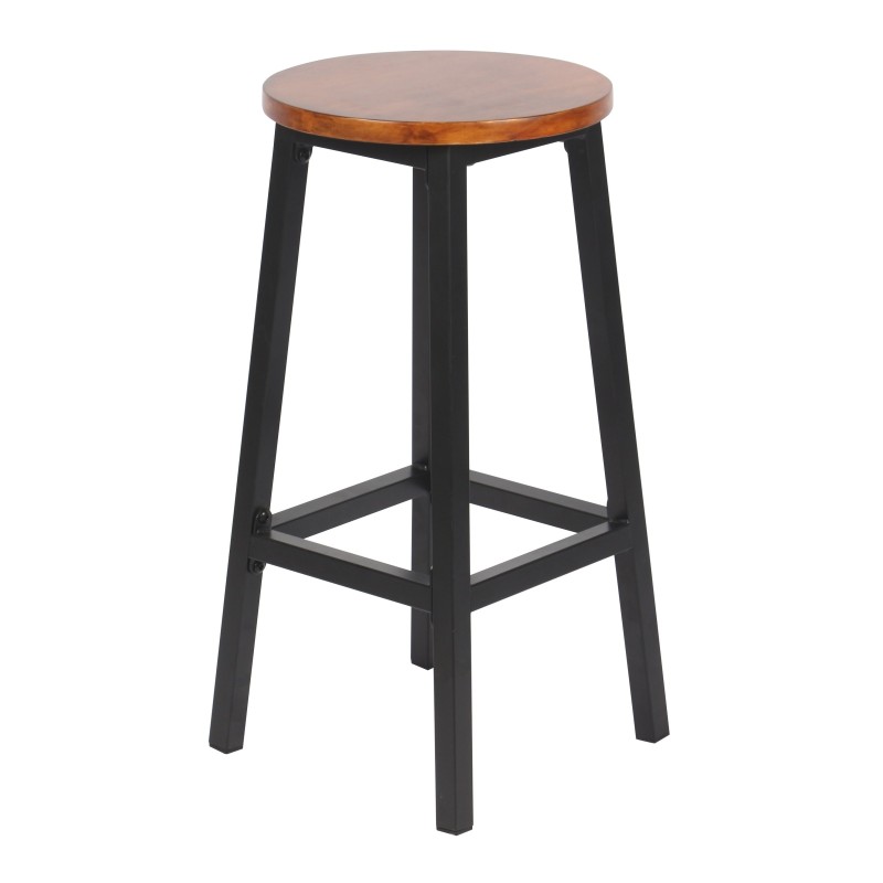 Detail of Tabouret de bar sans dossier en bois