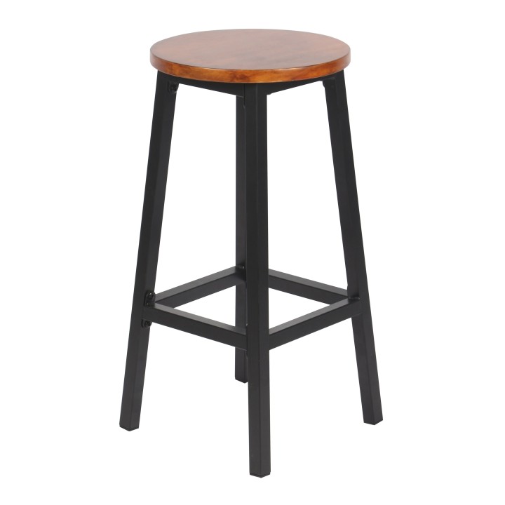 Tabouret de bar sans dossier en bois