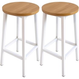 Tabouret de bar sans dossier en bois