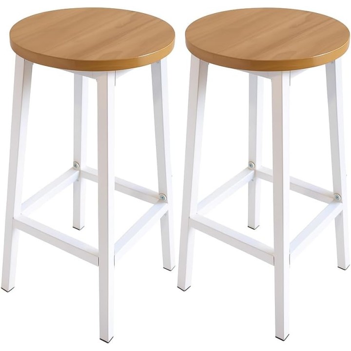 Tabouret de bar sans dossier en bois