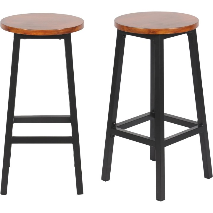 Tabouret de bar sans dossier en bois